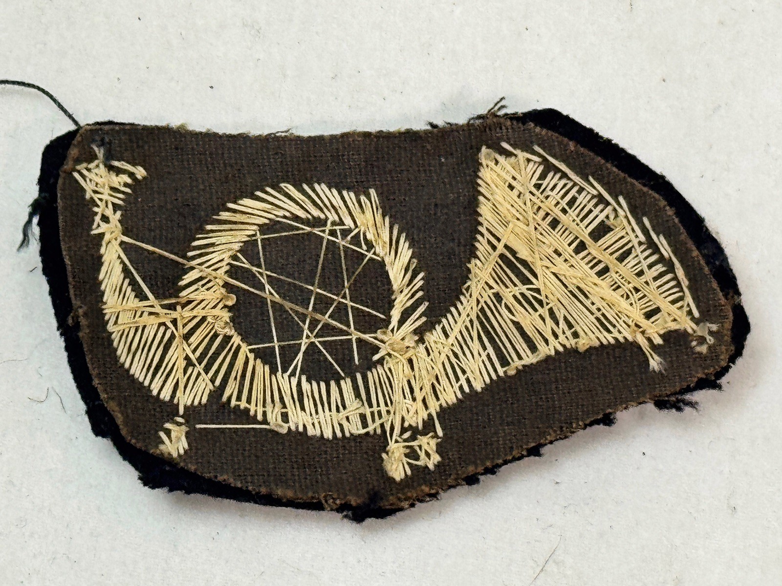 🇺🇸 Civil War Union Infantry Officer’s Bullion Hat Insignia – Regiment “9”