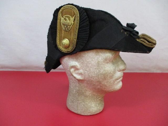 Civil War US Army M1859 Officer's Chapeau Hat w/Eagle Emblem - Original - RARE
