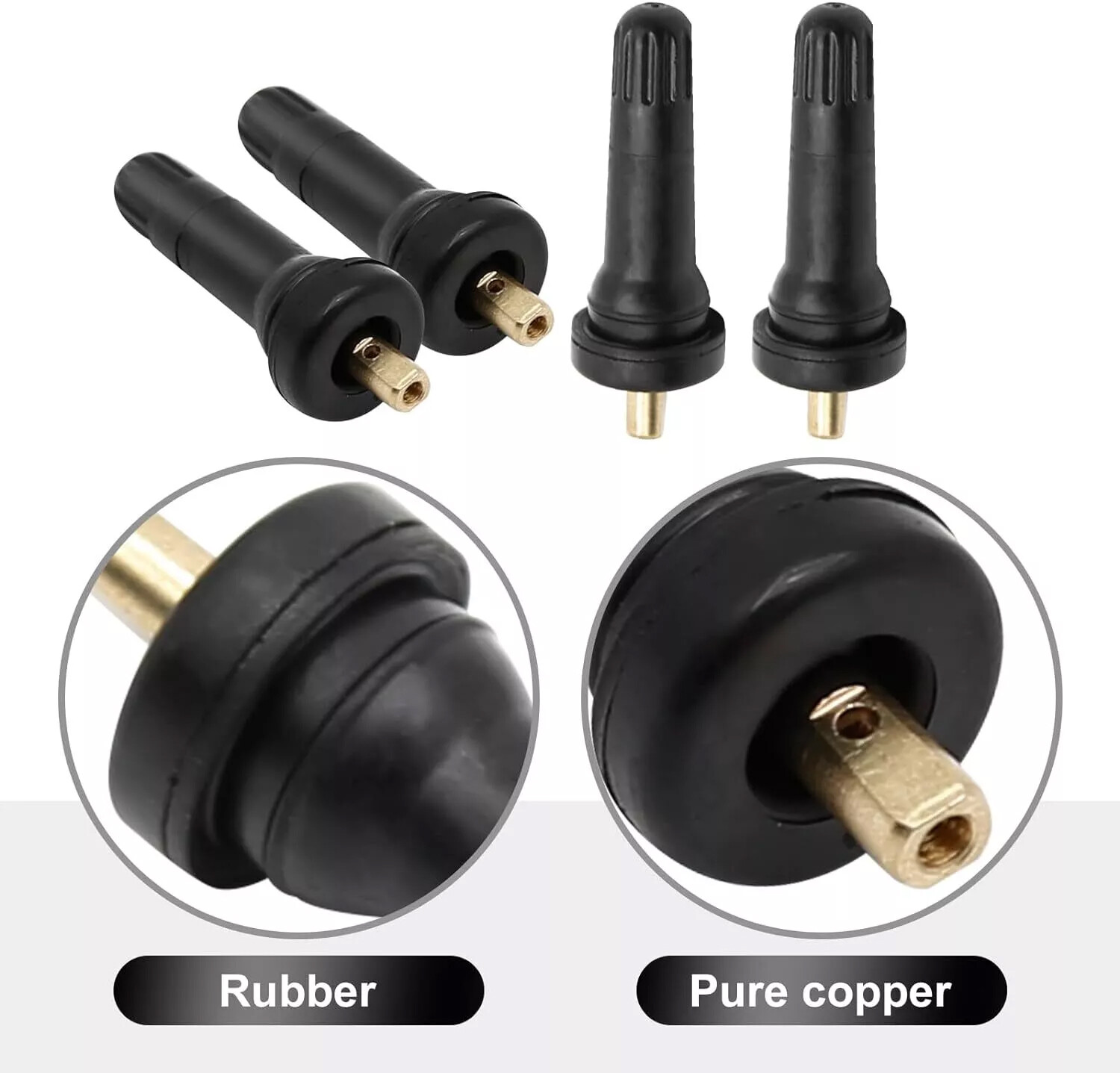 50/100/200/500 TPMS Valve Stem Rubber Rebuild Kit for Tire Pressure Sensor 20008