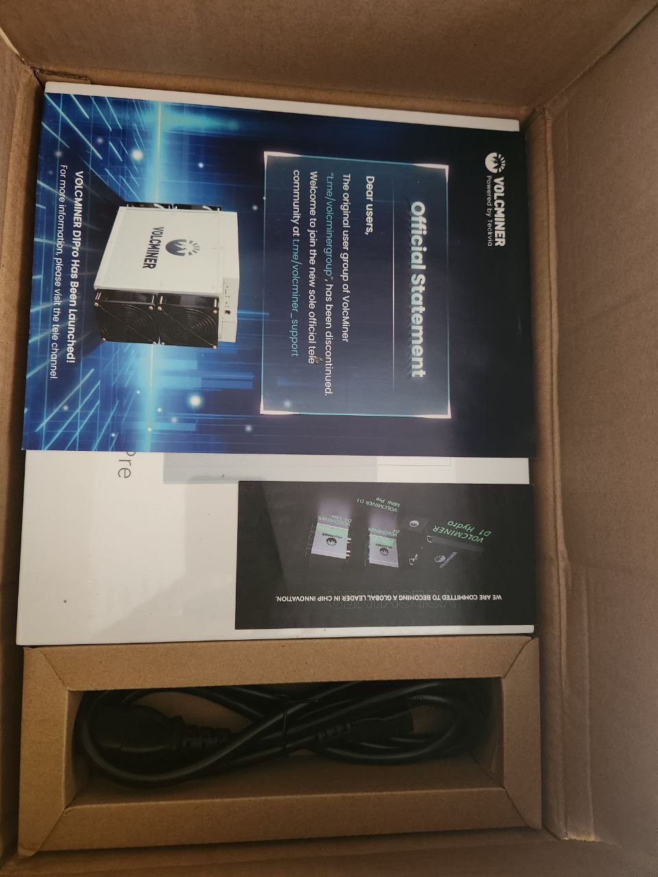 US Stock VolcMiner D1 Mini Pre LTC&Doge Coin Miner 2.2Gh/s 500W Ships 5 days TX