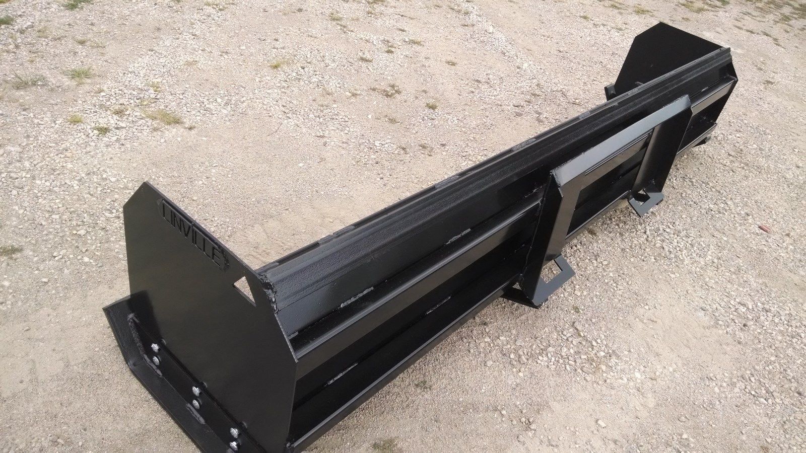 Linville 8' low profile skid steer snow pusher Box AMERICAN MADE FREE SHIPPING