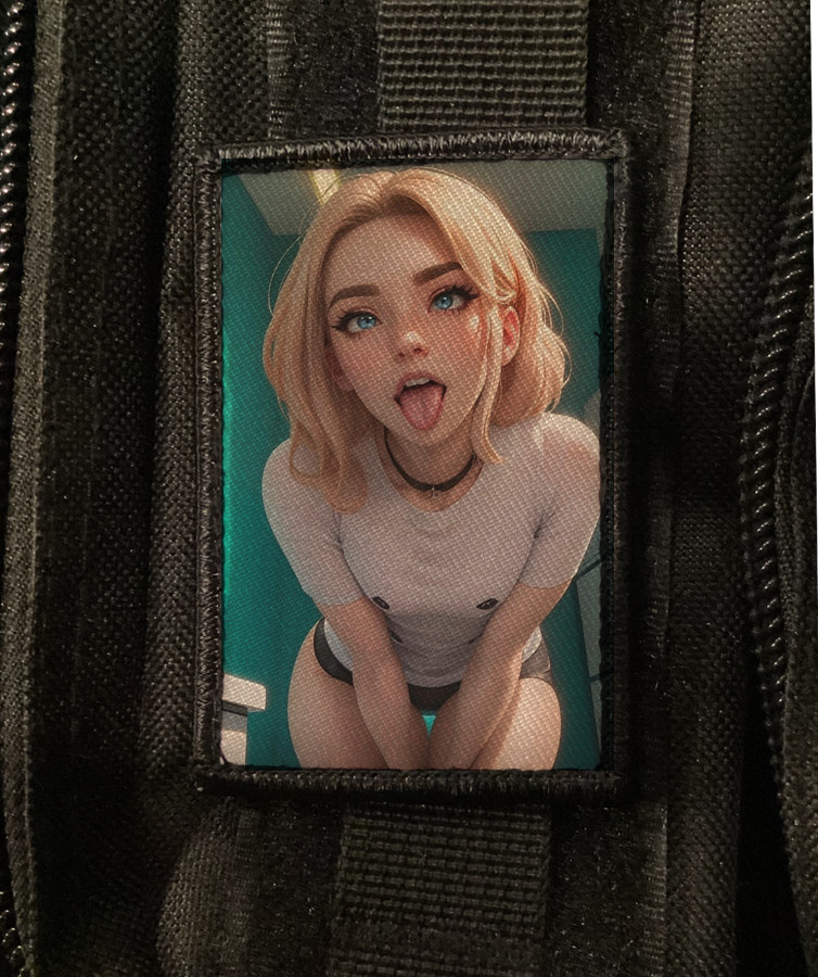 Peekaboo Boobies Anime Patch Morale Tactical Hook [sub]