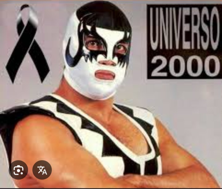 Universo 2000. CMLL, AAA. Professional Mask in White and Black...