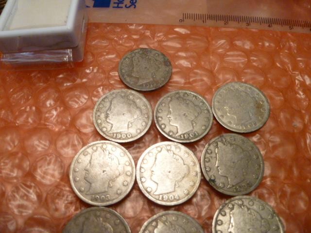 Liberty Nickels 1900-1912 Full Dates Good or Better 13 coins Total