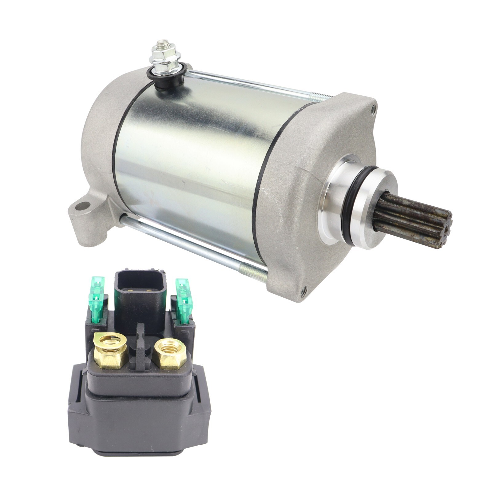 Starter Motor for Yamaha Raptor 700 YFM700 2006-2023 with Solenoid Relay 18888