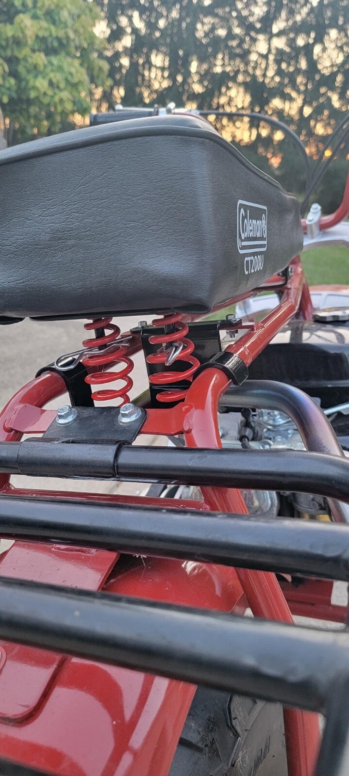 Seat Spring Modified Kit for Coleman CT200U 196cc Hisun HS200U Mini bike parts