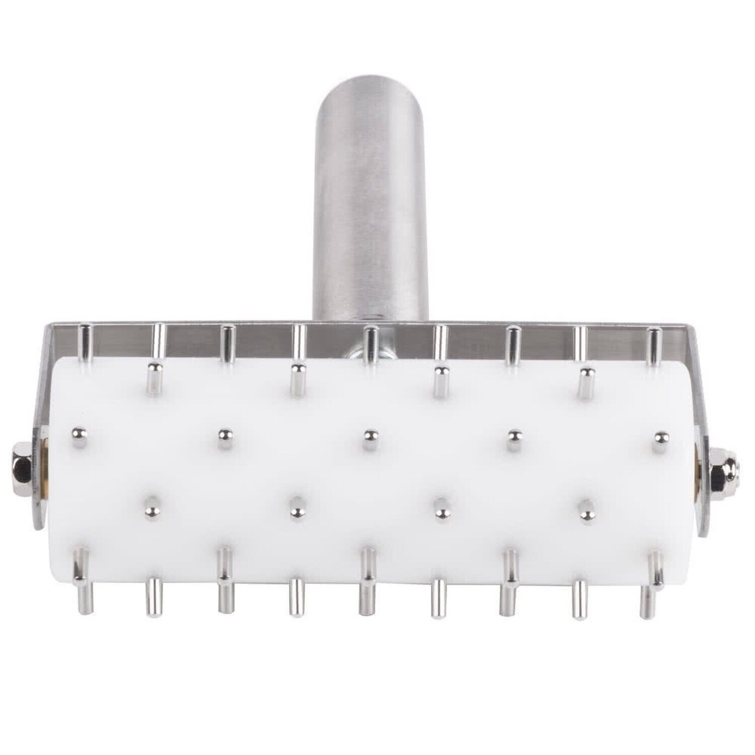 5" Wide Dough Docker with 3/8" Stainless Steel Pins, Heavy Duty Rolling Docker