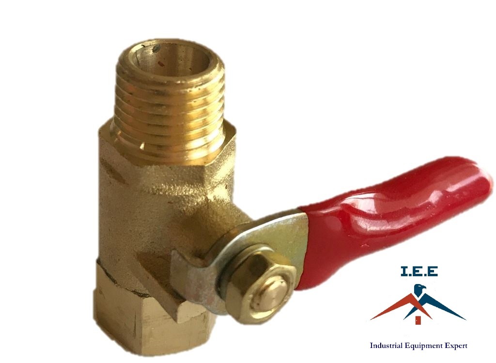 1/4" Male Female NPT Brass Ball Valve Water Moisture Air Tank Drain Shut Off New