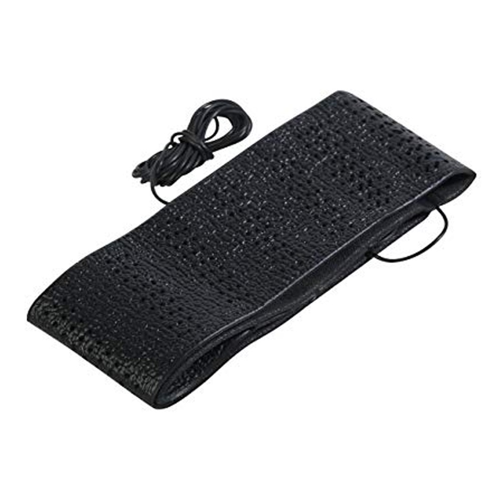 Black Lace-On Steering Wheel Cover Grip Classic Stretch Accessory Auto Vehicle