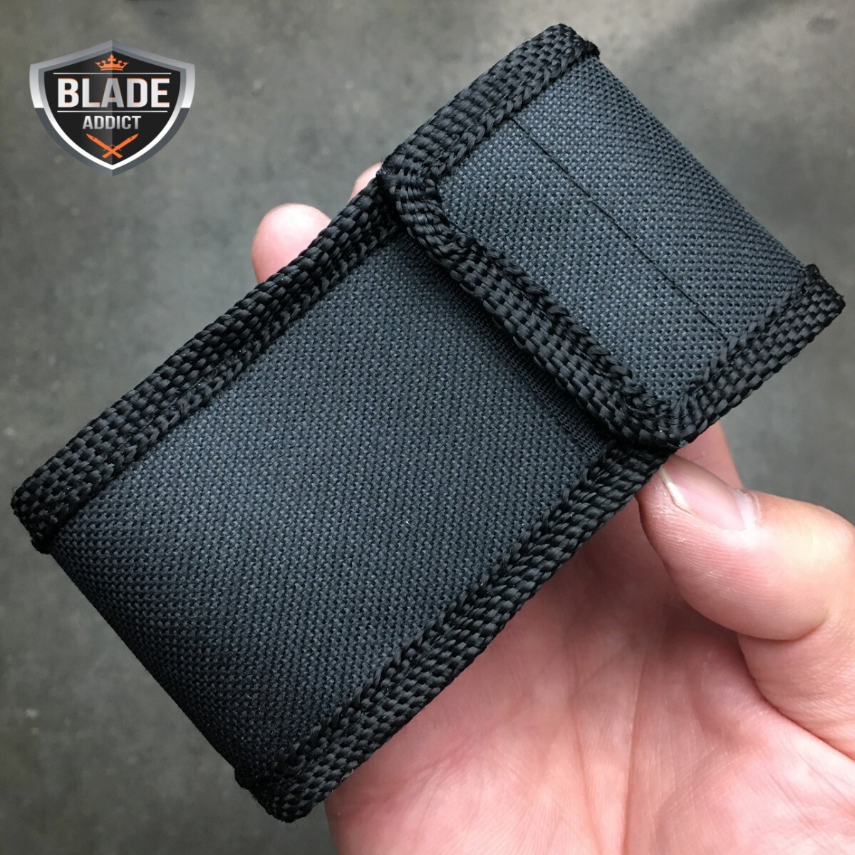 CHEETAH BLACK 90 MV Mini Rechargeable LED LIGHT TACTICAL Police Stun Gun +Case