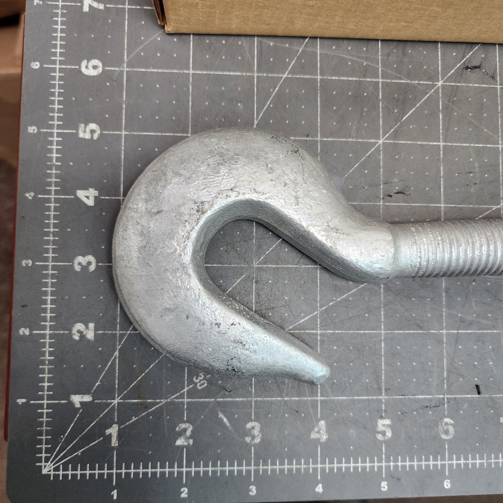 7/8” Thread x 12” Galv. Turnbuckle Hook End 3200 Pounds 12” Take Up 2ULL8 [B4S2]