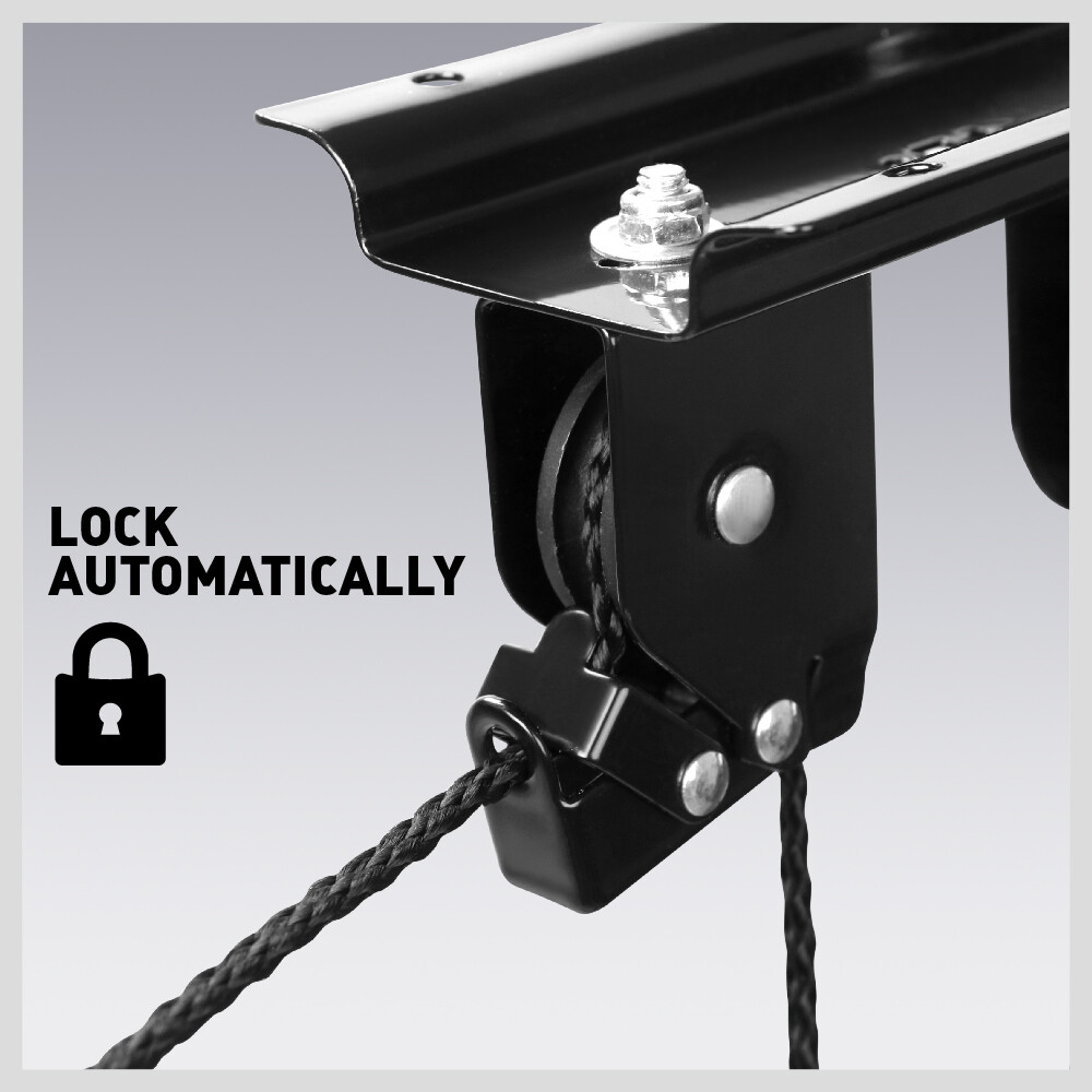 2-Pack Bike Lift Hoist Bicycle Lift Ceiling Mounted Garage Hanger Pulley Rack