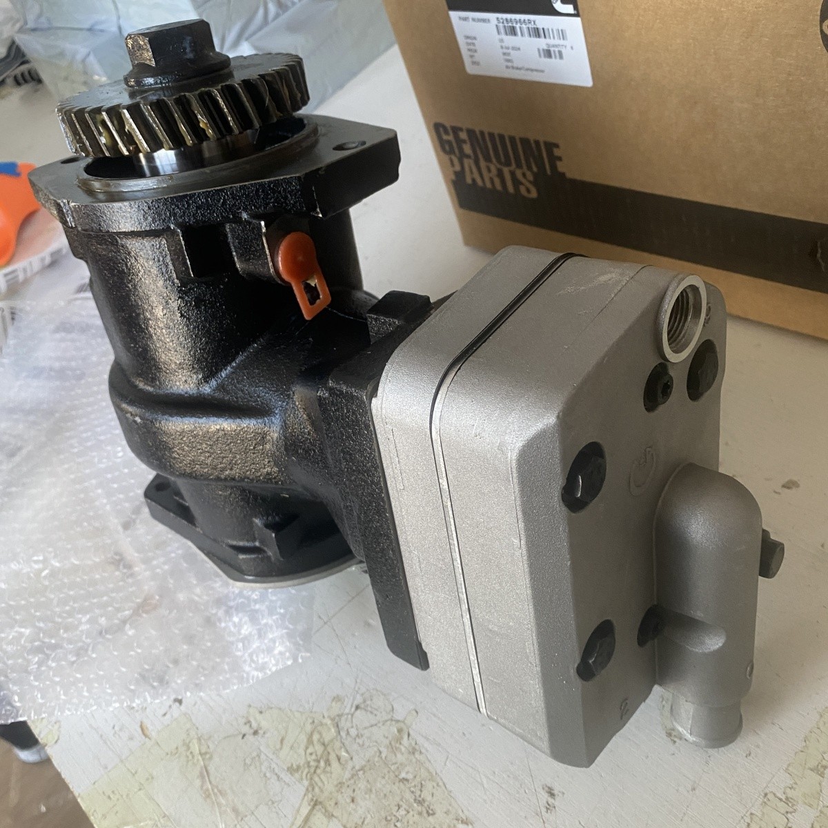 Air Brake Compressor 5286966RX for Cummins 6BT 6BT5.9 Engine 4946293 9111545130