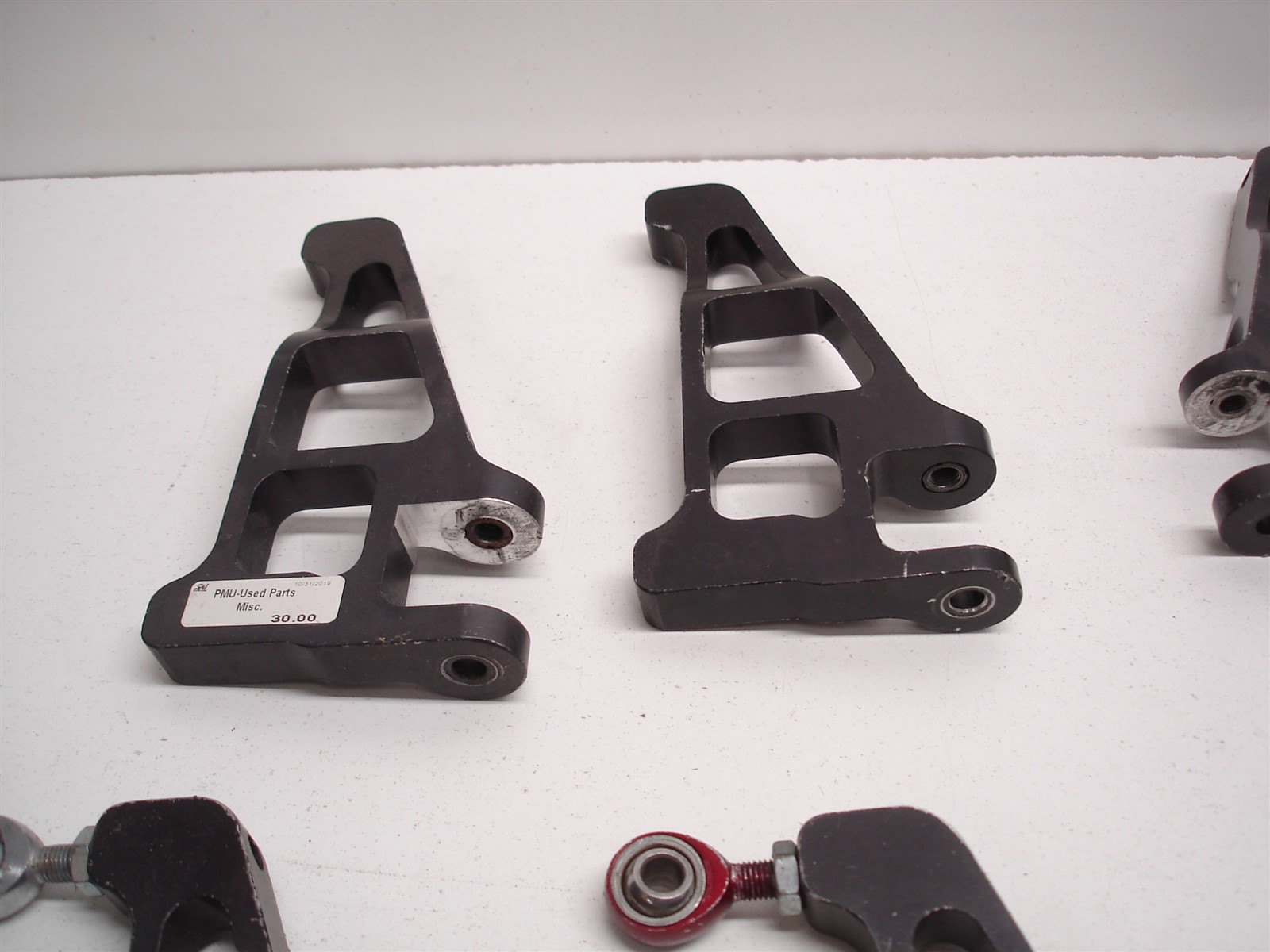 13 NASCAR BILLET ALUMINUM ADJUSTABLE MOUNTS / BRACKETS WITH 5/16" ROD ENDS