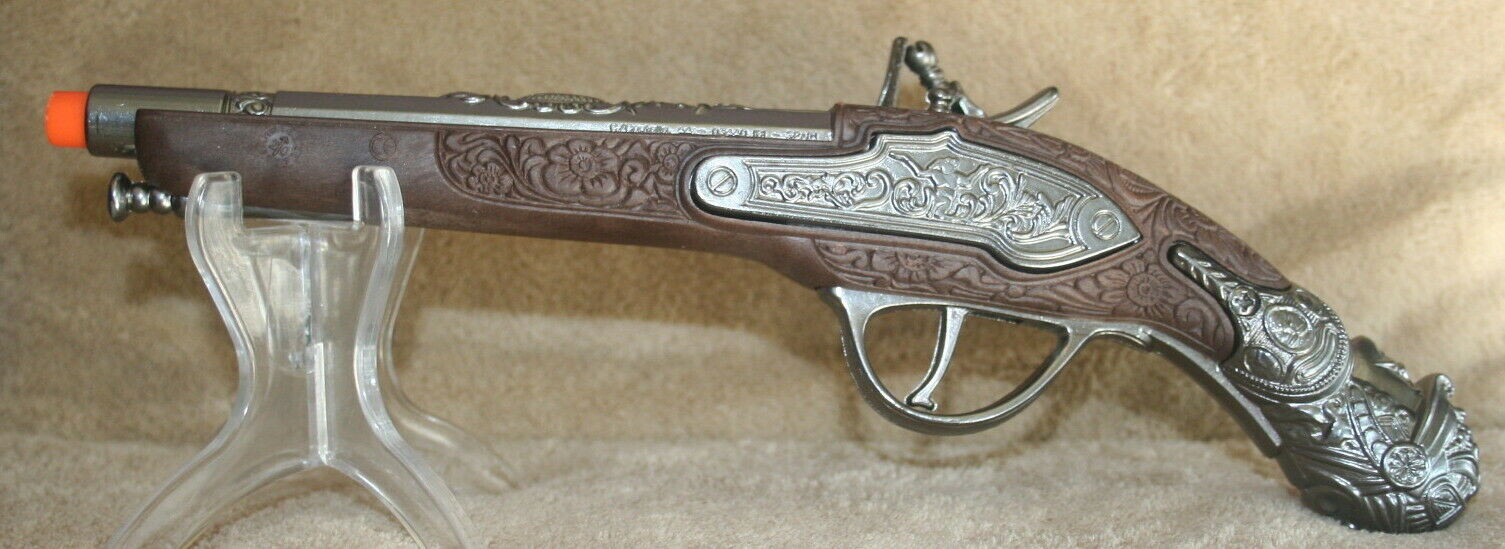 Toy Pirate Gun with Bright Orange Tip Made in Spain by Gonher