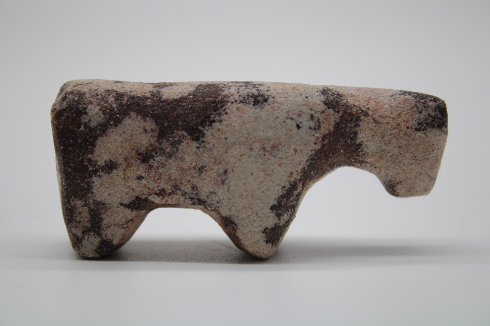 Early Native Zuni Stone Horse Fetish Set With Silver Mercury Dime Bag