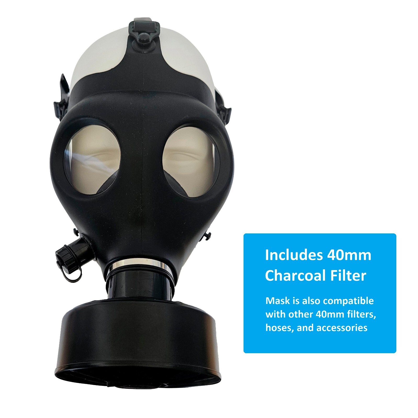 Kyng Tactical Israeli 4-PACK Respirator Gas Mask w/ Sealed 40mm Filter NEW