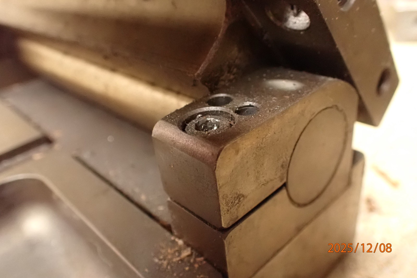 VINTAGE MACHINIST MADE ADJUSTABLE ANGLE SINE PLATE JIG FIXTURE TOOLING