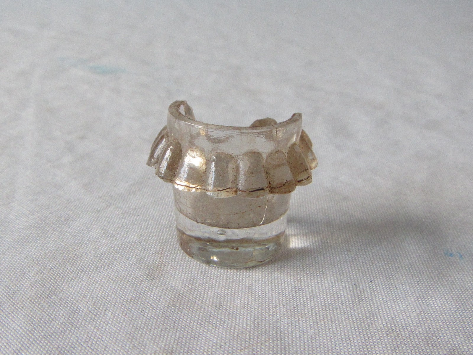 1890's German Black Forest Walnut carved hinged lid inkwell