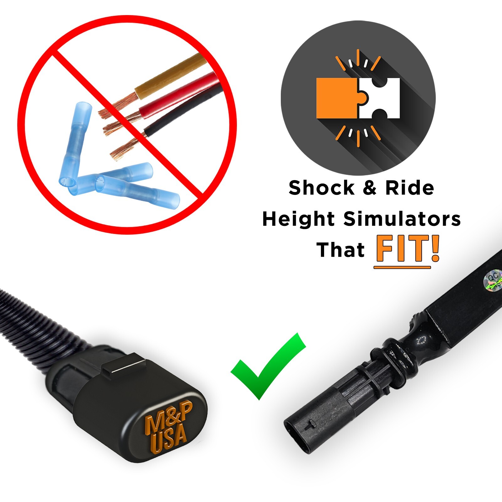 GM MagneRide Z95 Shock & Ride Height Bypass Kit 2013-2020 Cadillac Chevrolet GMC