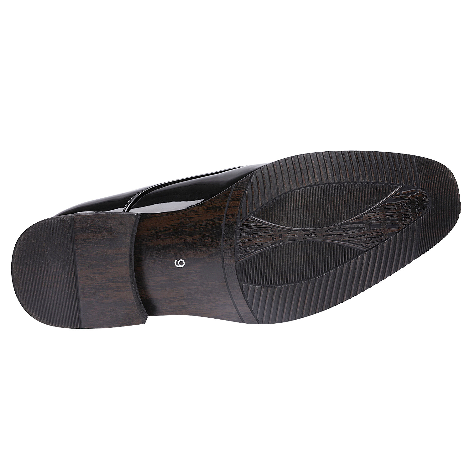 Men's Formal Oxford Dress Loafer Shoes Faux Patent Leather Tuxedo Dress Shoes