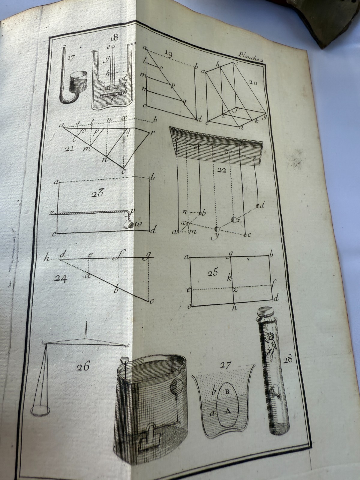 1742 LECONS DE PHYSIQUE EXPERIMENTALE SUR DE EQUILIBRE 6 PLATES VG+ CONDITIONS