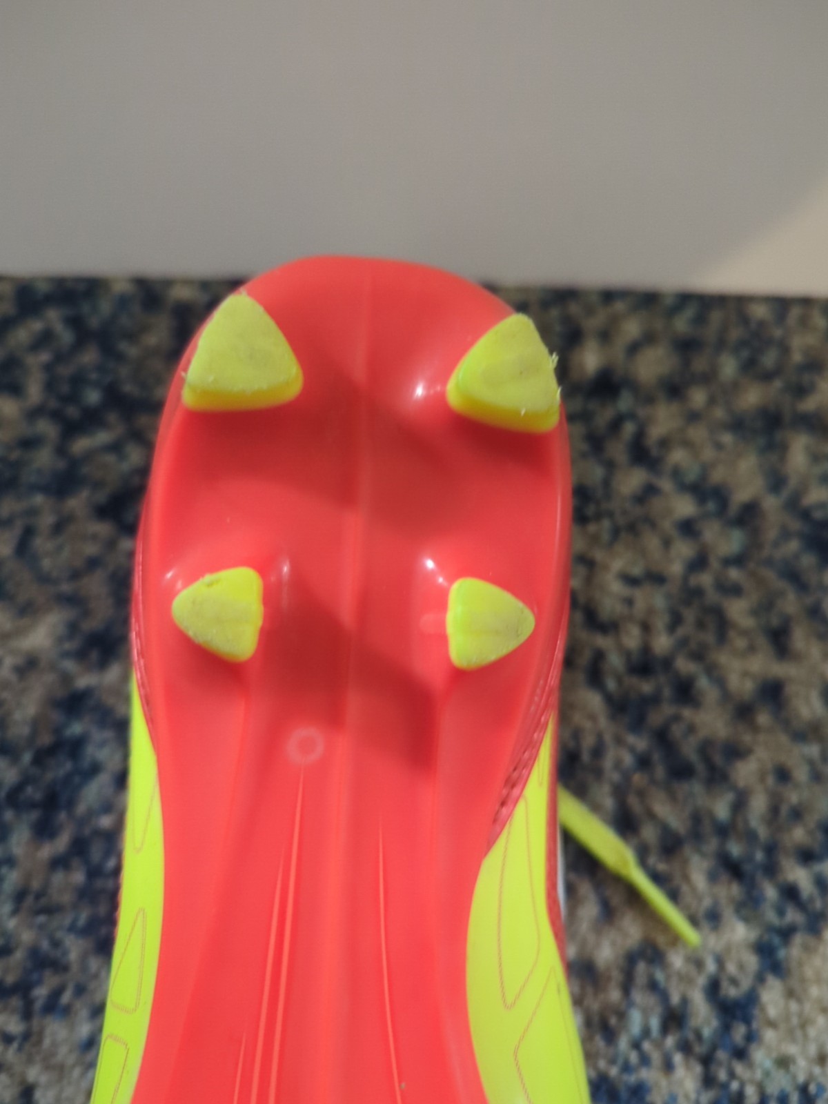 Adidas F50 Adizero HG US 7.5 Outdoor Soccer Cleats V24790 Orange And Yellow Nice