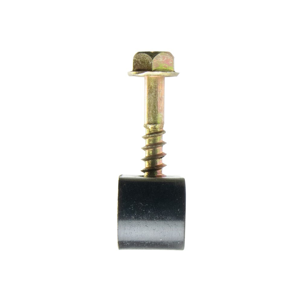Skywalker Dual Cable Flexible Screw Clips (Screw Depth: 7/8", Black, 100 Pack)