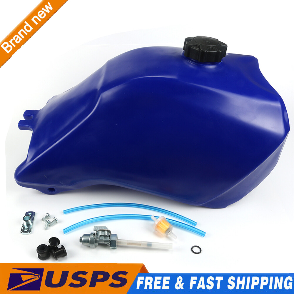 Honda TRX300 TRX 300 93-2000 plastic gas fuel tank fourtrax Blue with petcock