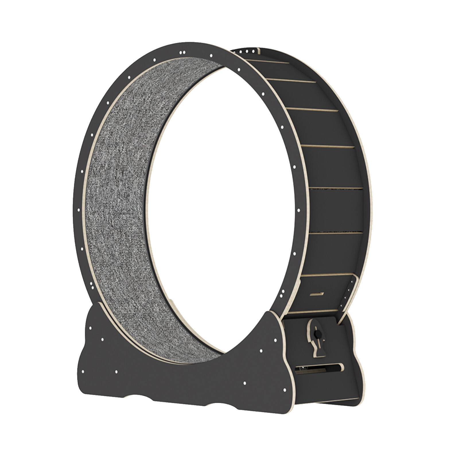 Cat Exercise Wheel Solid Wooden Cat Treadmill Running Wheel Cat Sport Kitty Toy