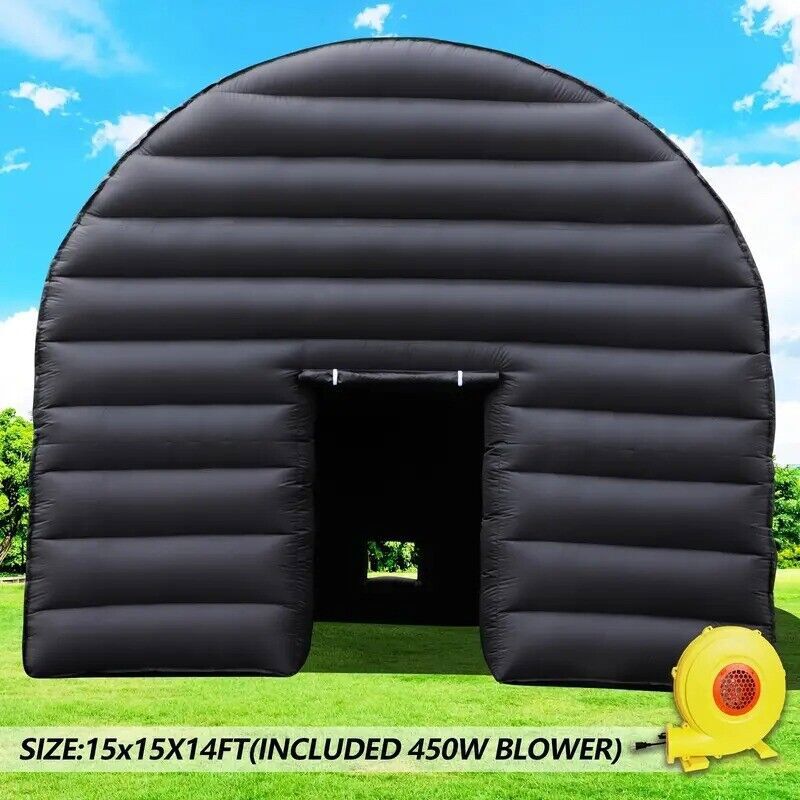 15x15x14ft Inflatable NightClub Square Gazebo Outdoor Party Tent With Blower