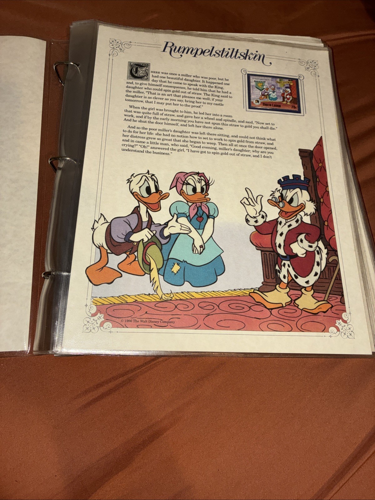 Walt Disney Grimm's Fairy Tales Panel Collection Postal Commemorative Society200