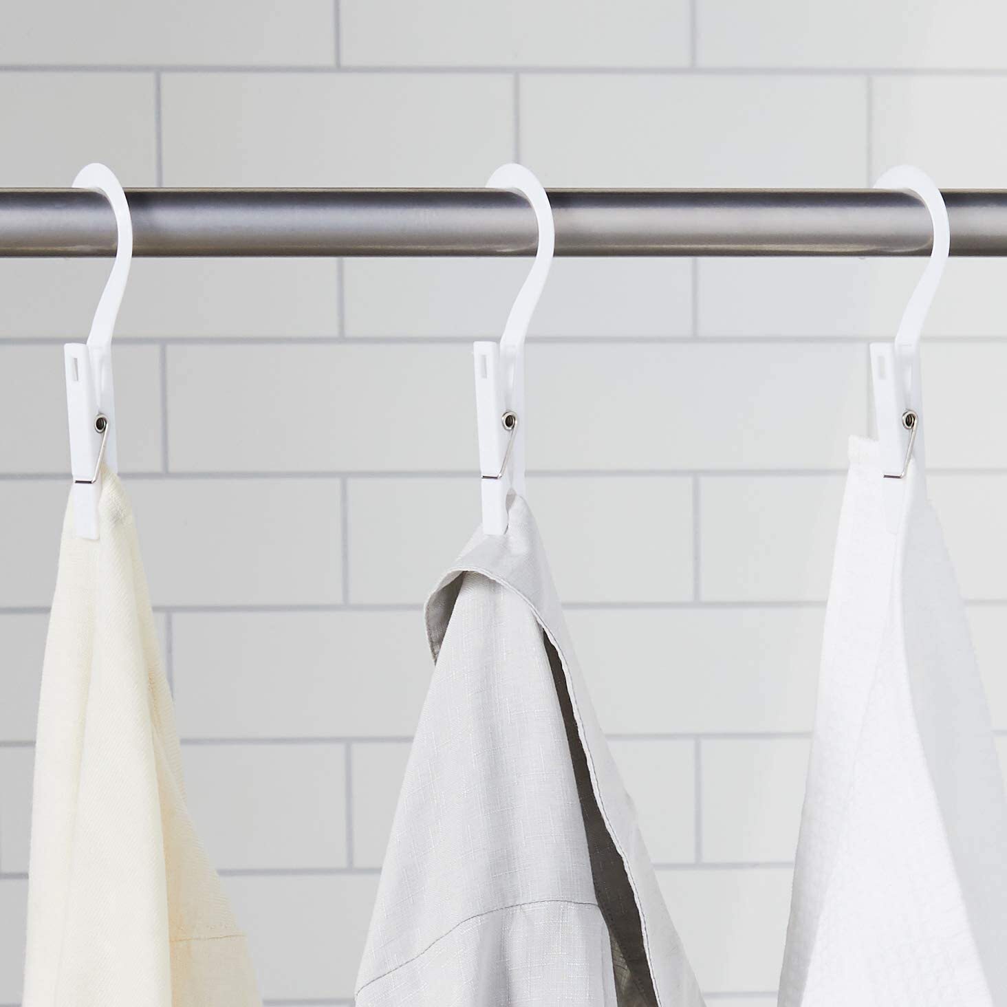 Fox Run Set of 10 Plastic Laundry Hooks