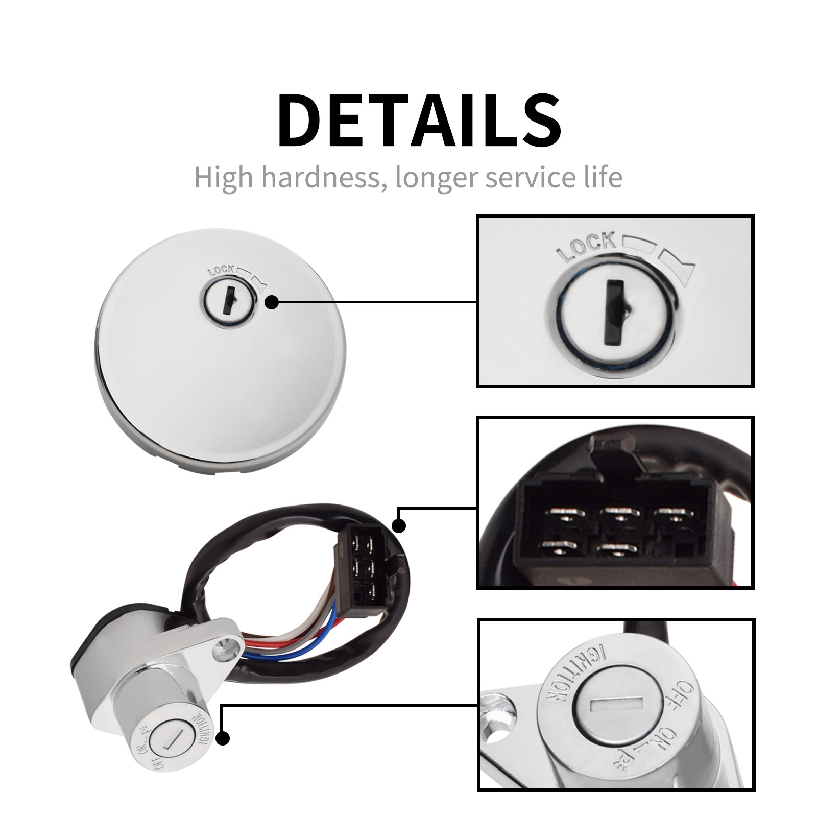 Ignition Switch Fuel Cap For Kawasaki Vulcan VN800 Classic Drifter 500 LTD 01 T1