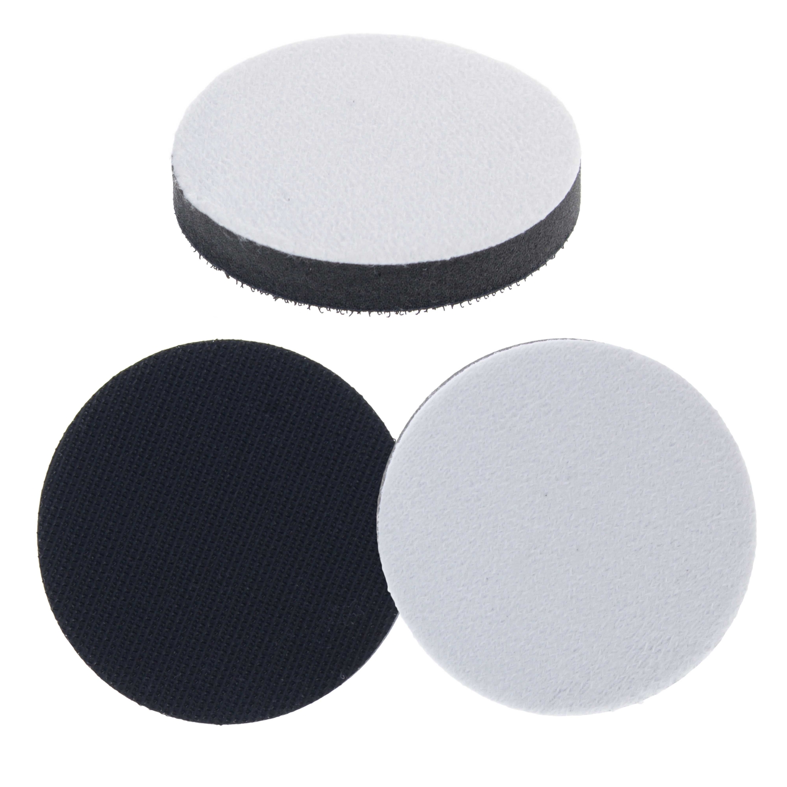 3 Dura-Gold 3" x 10mm Soft Density Interface Pads For Hook & Loop Sander Discs