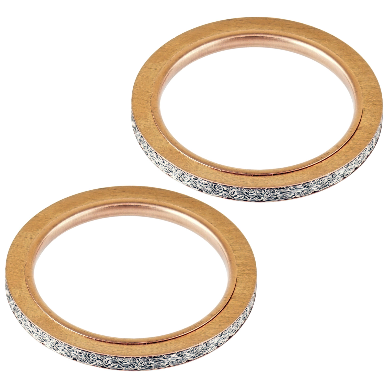 2 Exhaust Muffler Pipe Head Gasket For Yamaha V-Star 1100 XVS1100 2000 - 2009