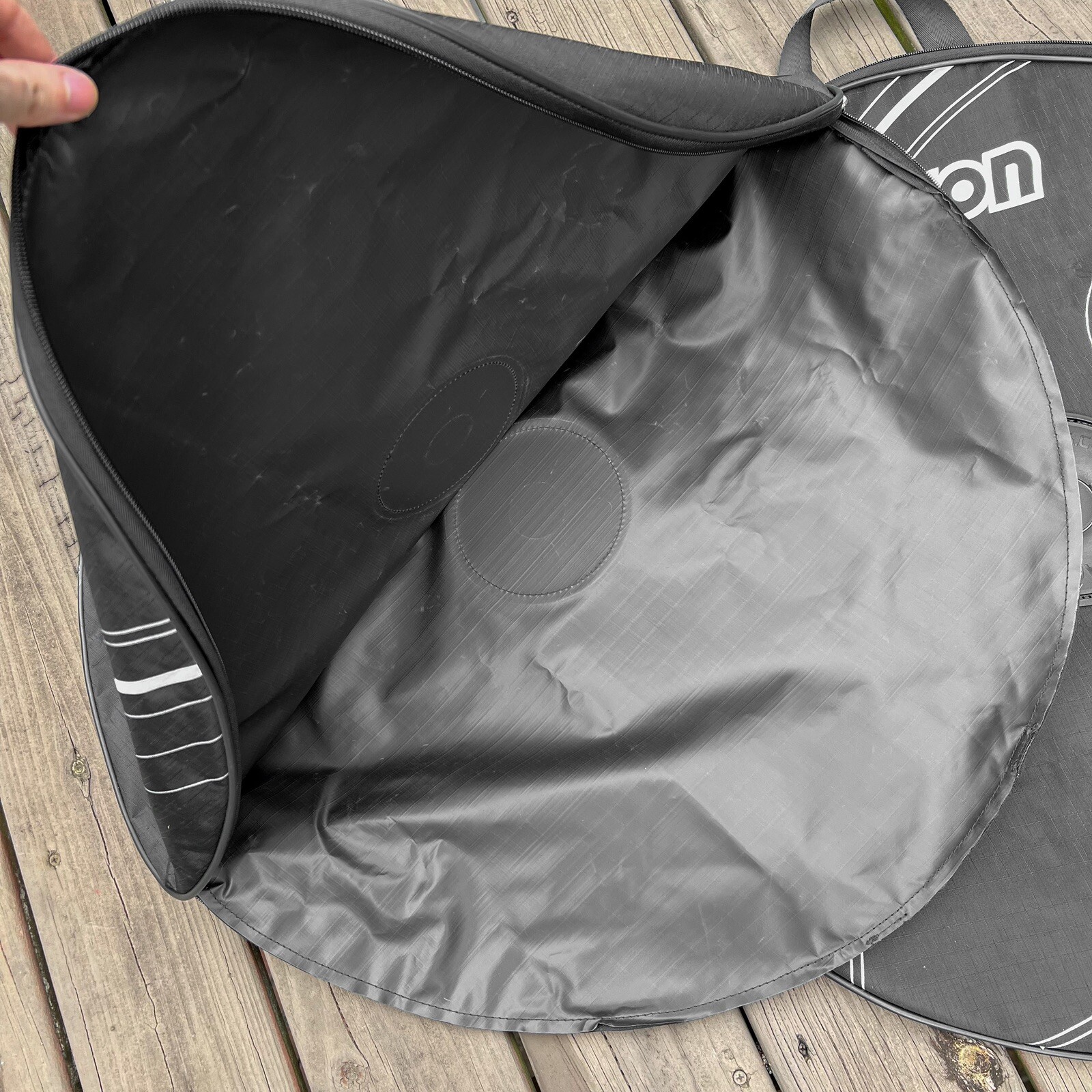 Pair of Scicon Bike Bicycle 2 x Single 26” Wheel Travel Bags Non-Padded Black