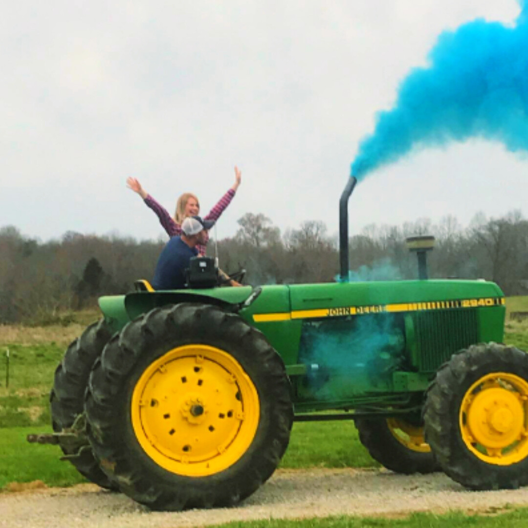 Color Blaze Gender Reveal Powder - 10 lbs Blue - for Baby Boy Announcement