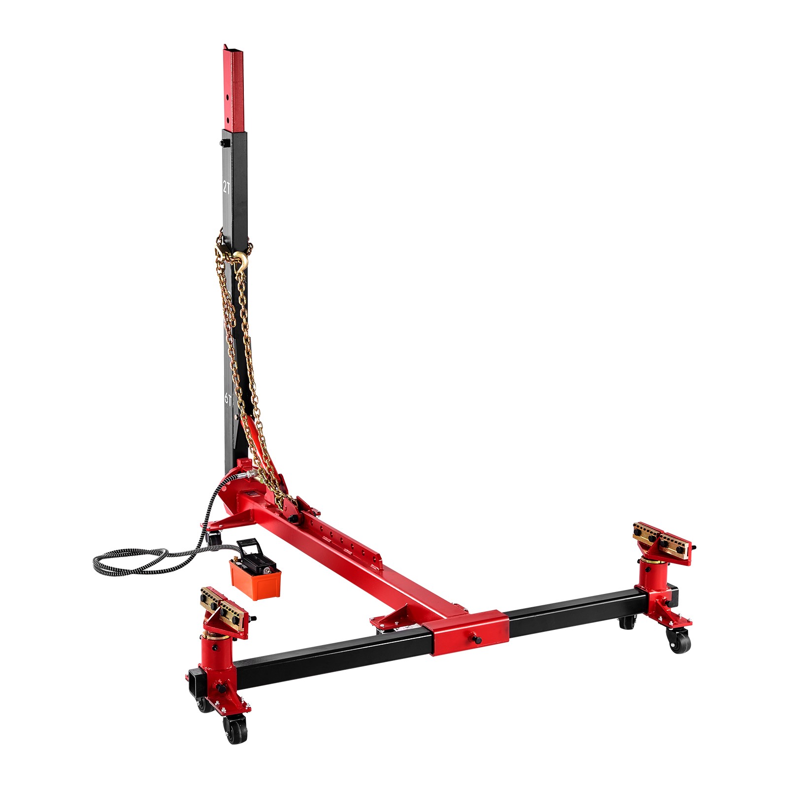VEVOR Auto Body Frame Puller Straightener 6T Car Frame Machine 6000PSI Foot Pump