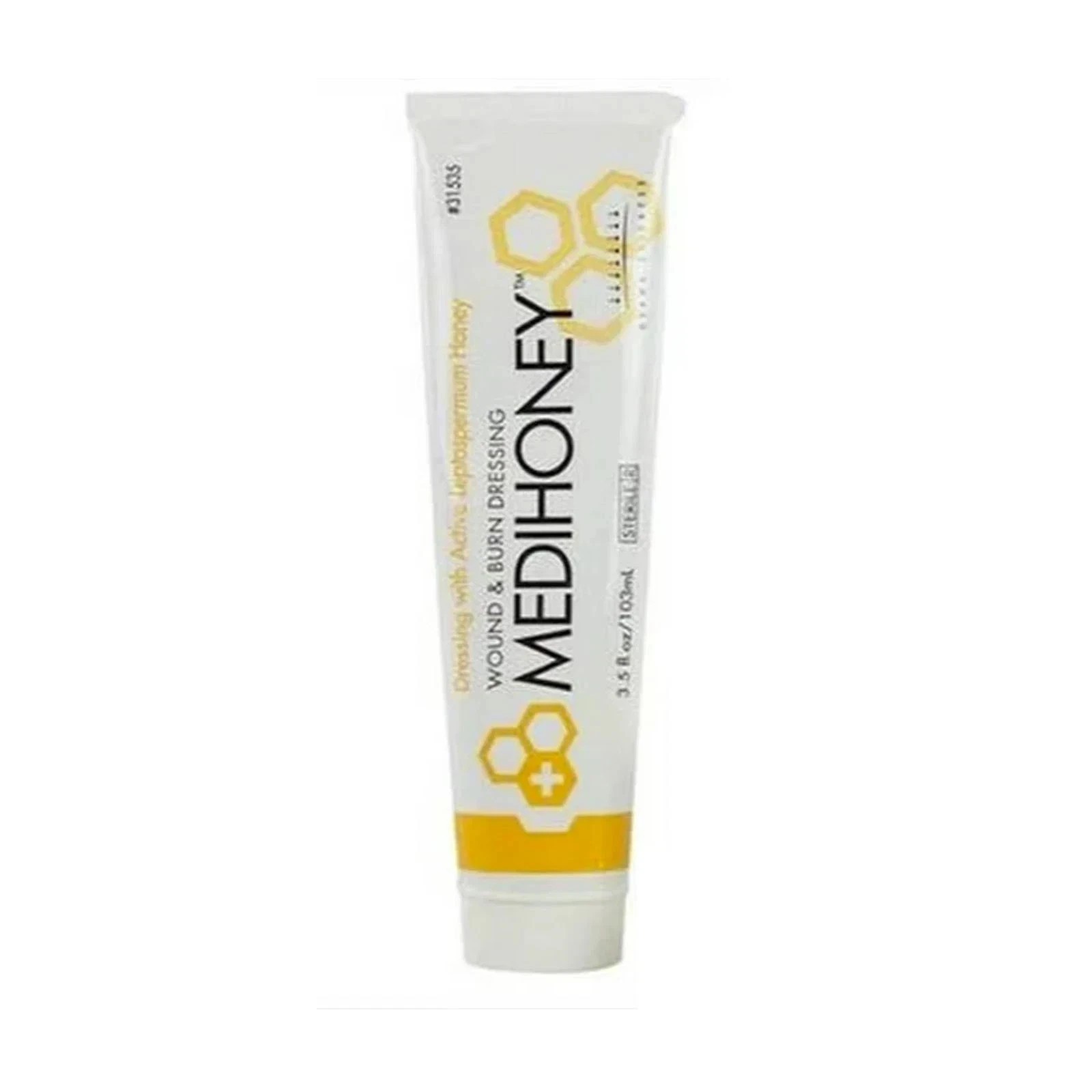 100ML MEDIHONEY Gel Wound & Burn Dressing Tube 3.5 oz GEL Non-Adhesive
