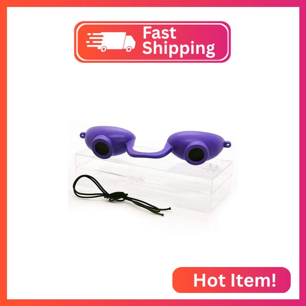 Super Sunnies EVO Flex UV Eye Protection, FDA Compliant, Tanning Bed Goggles, Re