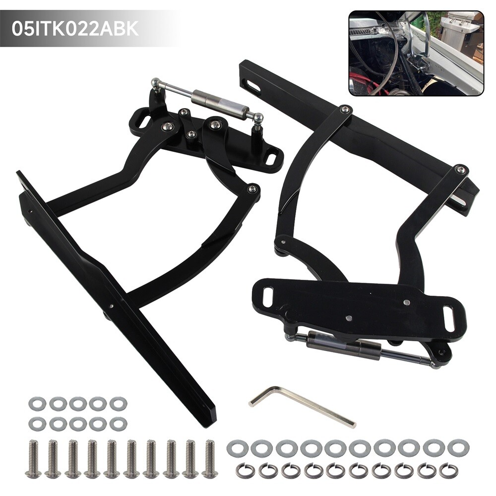 Billet Hood Hinge Kit Pair For Chevrolet Camaro & Pontiac Firebird 1970-1981