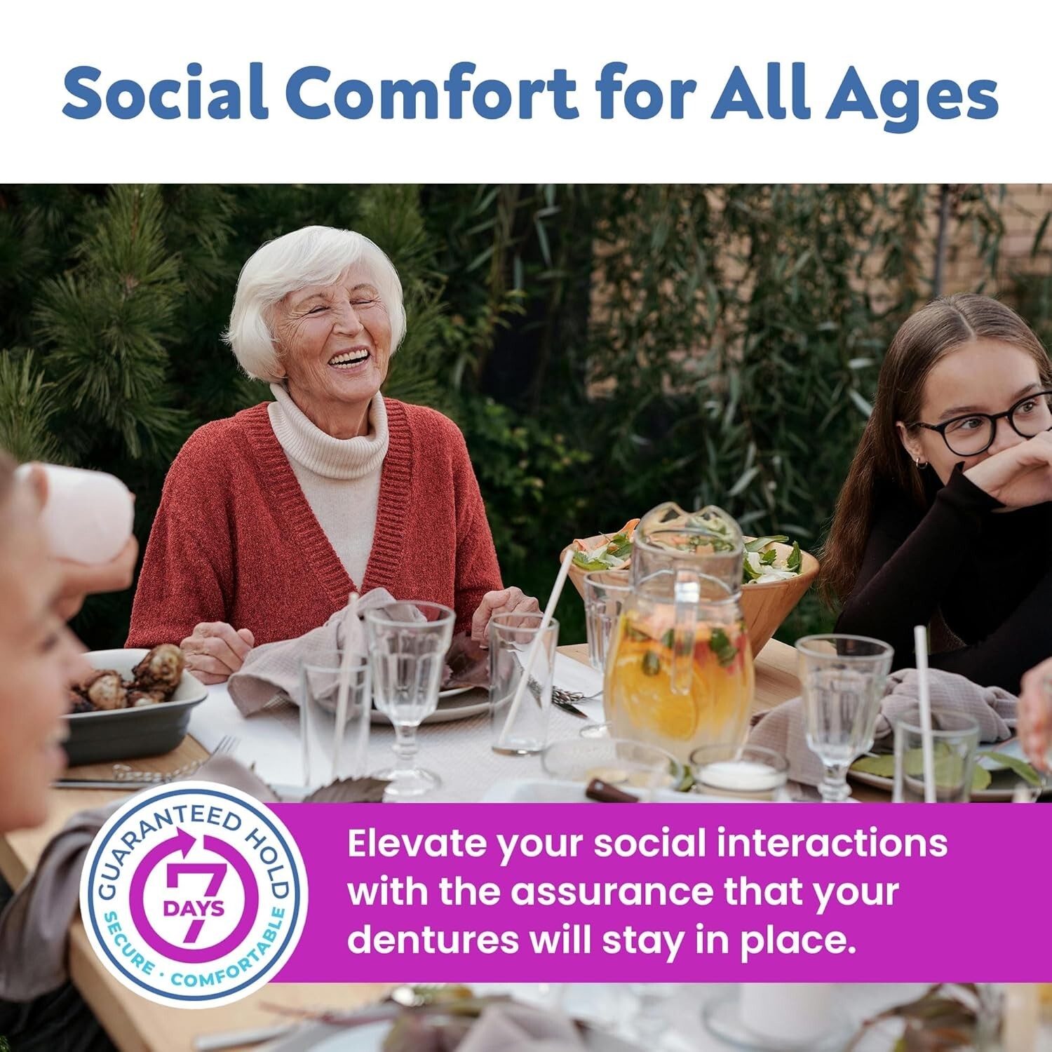 Denttach Denture Adhesive, Thermoplastic Denture Adhesive and Cushion for 7 Days