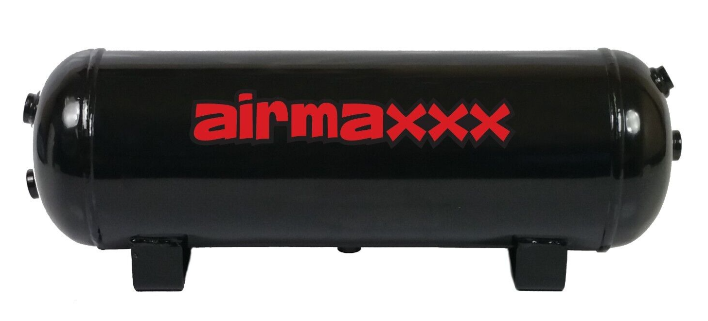 airmaxxx 3 Gallon 6 Port Steel Air Tank Air Suspension Train Horn Compressor
