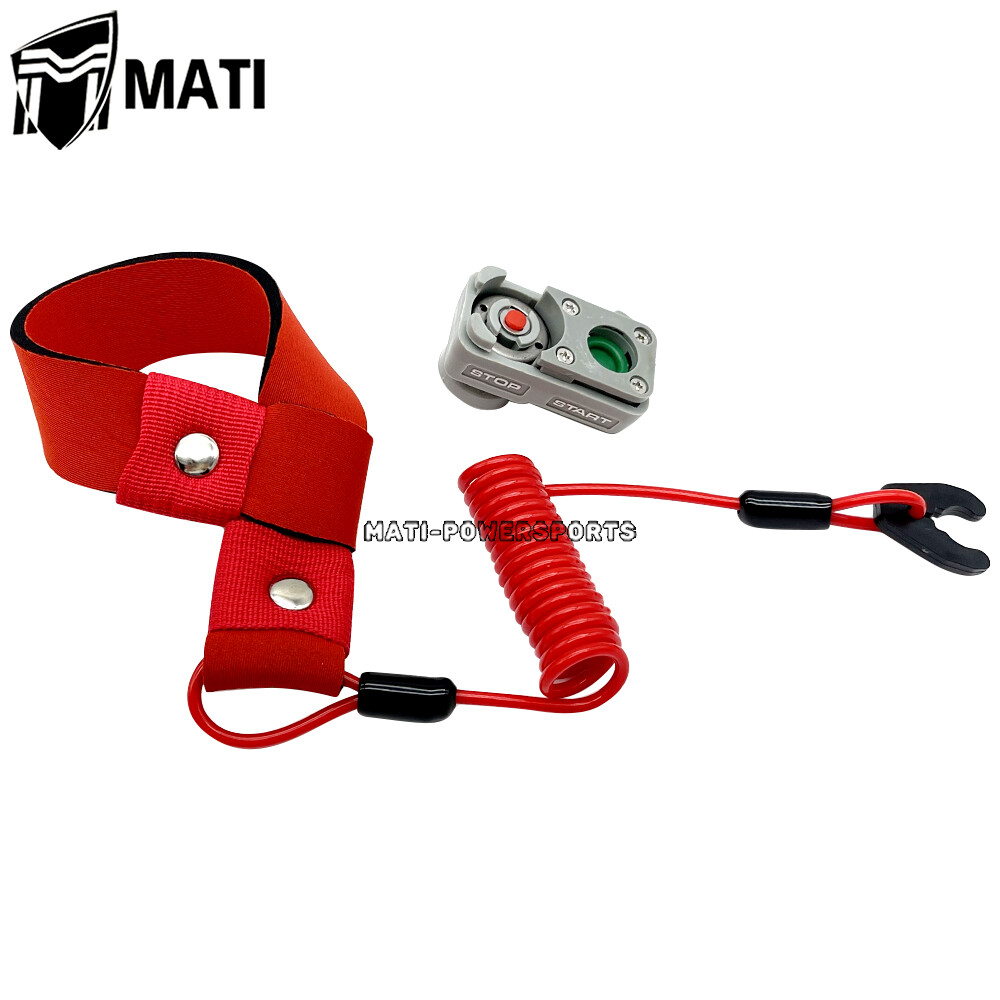 Safety Tether Lanyard Kill Stop Switch for Kawasaki JS750 Jet Ski 750 SX/SXI Pro