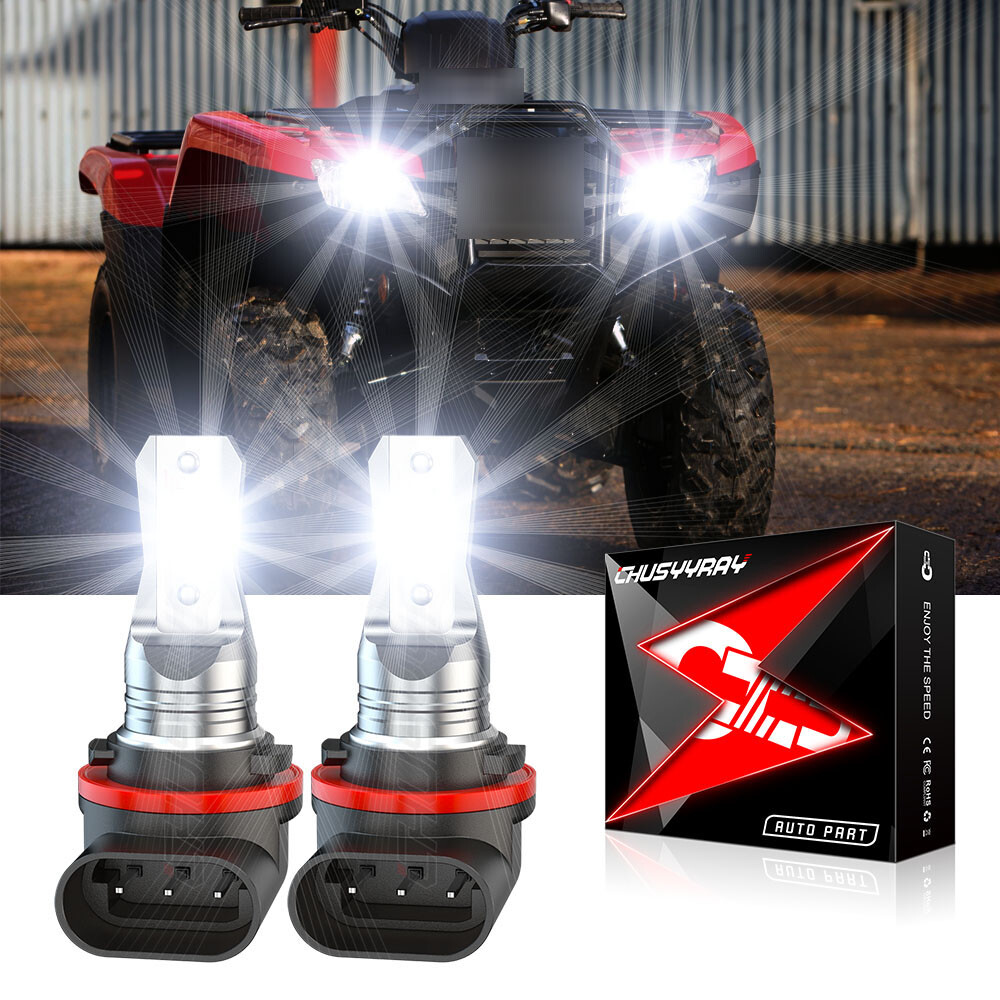 For 2007-2022 Honda Rancher TRX420 TRX500 2LED Headlight Bulbs Replacement Kit