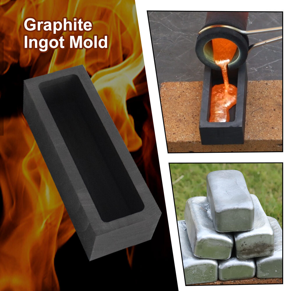 TOAUTO 3KG Digital Metal Melting Furnace kit Smelter Refining w/ 75ml Ingot Mold