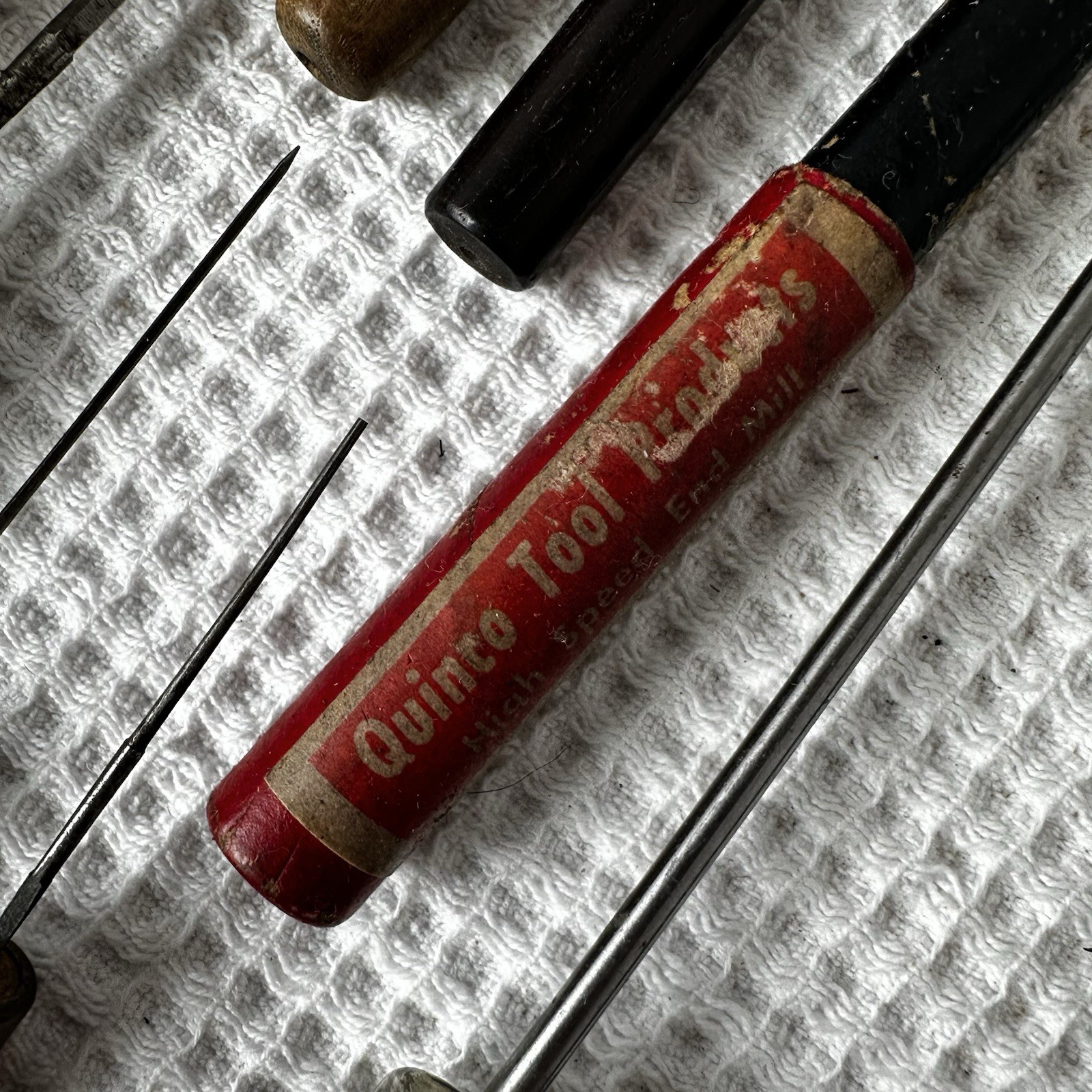 Machinist and Watchmaker Tools Lot 62 Piece End Mill Awl Saw Blades Drill Bits