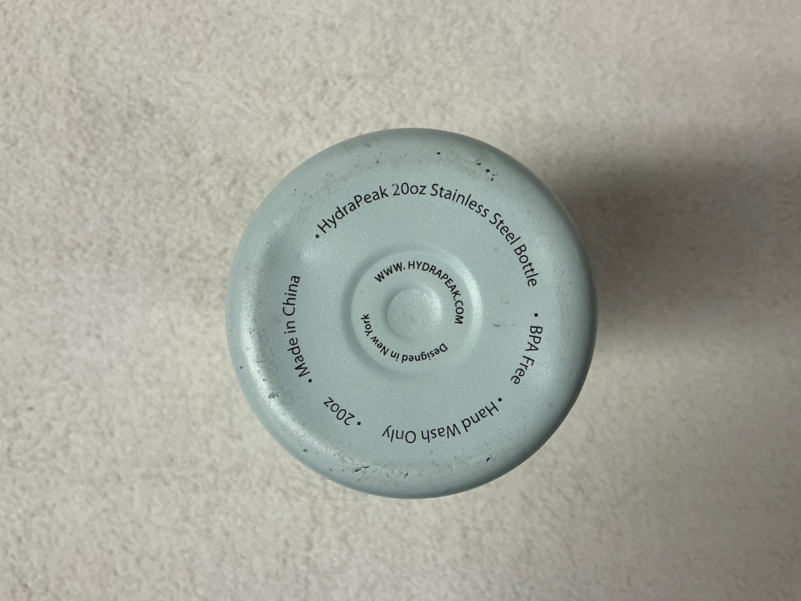 HydraPeak Blue Ribbon&Bows 20oz Water Bottle with Lid and Straw