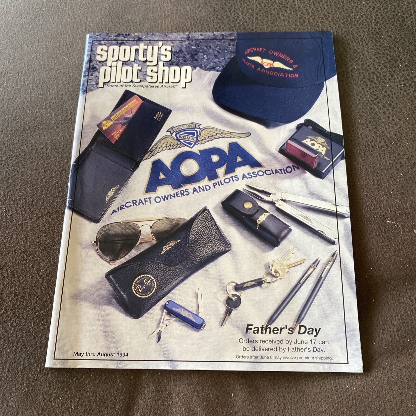 Vintage Sporty's Pilot Shop Catalog/ Aviation Literature May thru August 1994